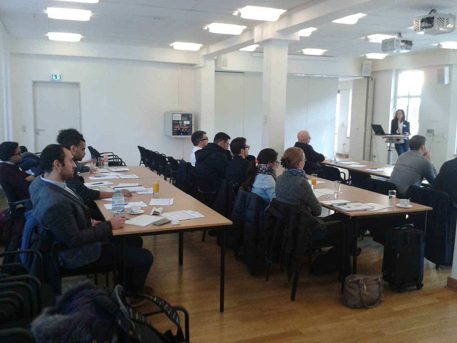 Classroom with participants during in-person training