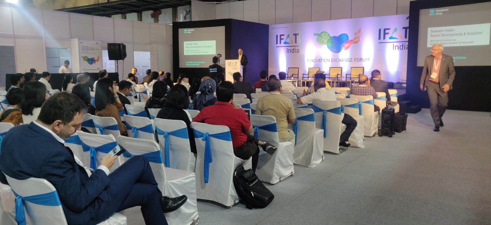 Publikum beim Entsalzungsforum waehrend der IFAT India 2019